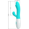 Pretty Love - Vibrateur Snappy G-Spot Vert Aqua